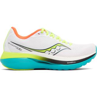 Saucony Endorphin Trainer Competition Running Shoe Men - White, Multicoloured, Size 7.5 - white