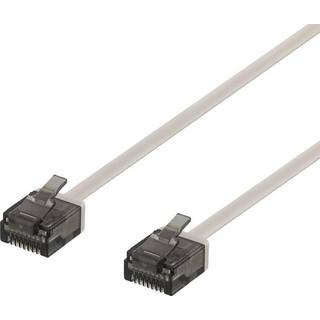 DELTACO Flat CAT/6A U/UTP LSZH 2m Grey