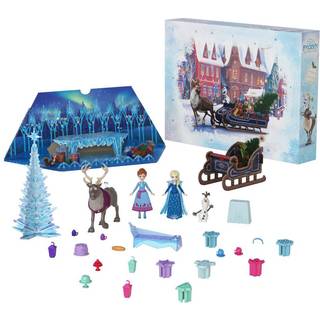 Disney Frozen Julekalender med Elsa og Anna minidukker og tilbehør