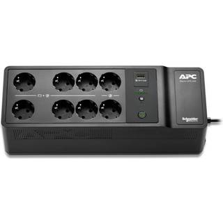 APC Back-UPS, 500VA/300W Floor/Wall Mount, 230V, 8x CEE 7/3 Schuko outlets, USB Type A Port, User Replac