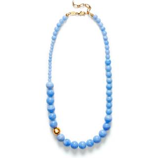 ANNI LU Float Lace Agate Halskæde 18 kt. Forgyldt Messing 252-20-38 - Dame - Brass