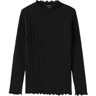 Name It Black Slim Top - Str. 6y 116cm