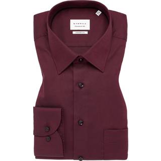 COMFORT FIT Shirt in plum structured