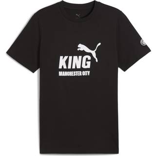 PUMA Manchester City KING Logo Tee Men, Sport, Black, XXL