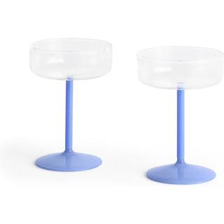 Hay Tint Coupéglas Clear Jade L-Blue 2stk