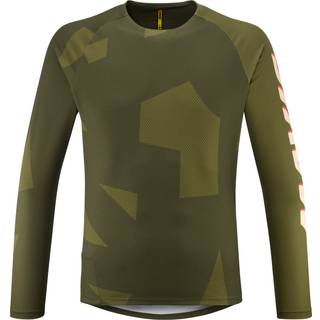 Mavic Deemax Enduro L/S Jersey Cykeljersey Herrer størrelse L farve brun
