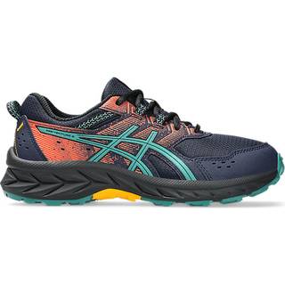 ASICS Pre-Venture 9 GS Trail Running Shoe Kids - Dark Blue, Blue-gray, Size 2.5 - dark_blue