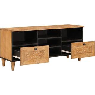 TV Enheder med skuffe Lys Brun 100 x 33 x 46 cm Konstrueret træ