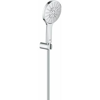 GROHE Rainshower SmartActive 130 håndbrusersæt 3 sprays, med håndbruse holder, Silverflex bruseslange 1.500 mm