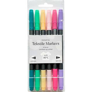 Tekstiltusser 6 stk. (På lager i butik)