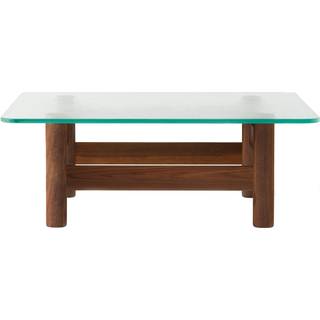 Audo Copenhagen Brasilia Sofabord - Sofabord Glas Valnød - 71021-002148