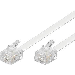 Telefon kabel RJ11/RJ14 han (6P4C) til RJ11/RJ14 han (6P4C)