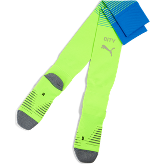 PUMA Manchester City 25/26 Graphic Socks Men, Clothing, Pro Green/Hyperlink Blue, 39-42