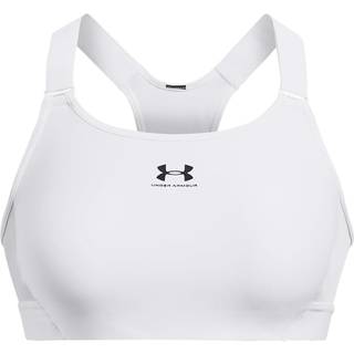 HeatGear® Armour High Women's Sports Bra White / Jet Gray S