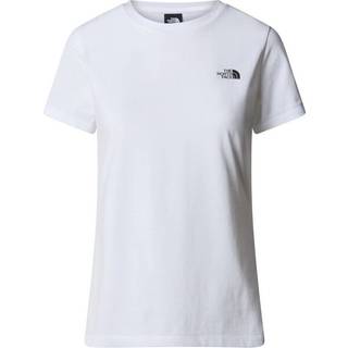 The North Face Women's S/S Simple Dome Tee T-shirt Damer størrelse L farve hvid