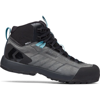 Black Diamond Women's Misson Leather Mid WP Steel Grey/Costal Blue, Steel Grey-Costal Blue, 39