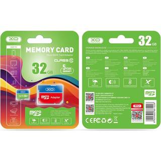 XO - microSD Hukommelseskort m. Adapter 32GB