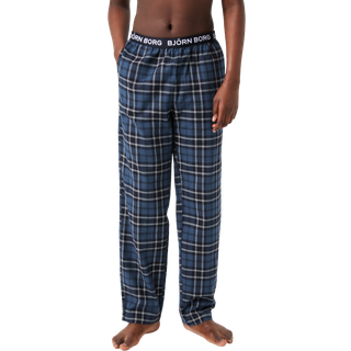Björn Borg Core Flannel Pyjama Pants Blå, 146-152