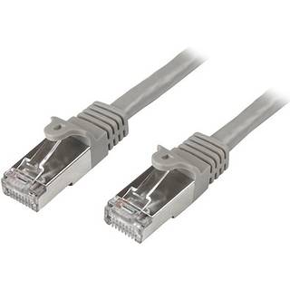 StarTech.com 2m CAT6 Ethernet Cable, 10 Gigabit Shielded Snagless RJ45 100W PoE Patch Cord, CAT 6 10GbE SFTP Network Cable w/Strain Relief, Grey, Fluke Tested/Wiring is UL Certified/TIA - Category 6 - 26AWG (N6SPAT2MGR) CAT 6 Kabel med afskærmning med fol --> På fjernlager, levevering hos dig 08-08-2026