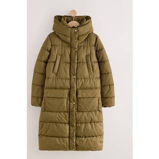 Next Bruseafvisende polstret hættefrakke