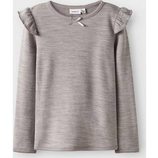 Slim Fit Top Med Lange Ærmer