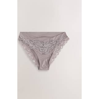 Next Taupe Ultimate Comfort Lace Back High Leg Knickers