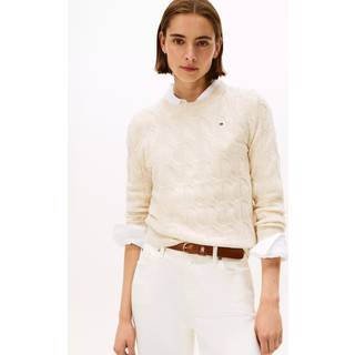 Tommy Hilfiger Tommy Hilfiger kabelstrikket blød uldtrøje