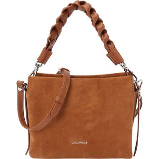 Coccinelle Boheme Suede Håndtaske cognac