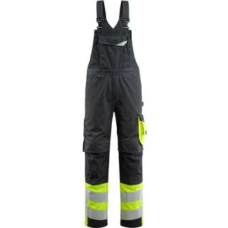 MASCOT SAFE SUPREME Sunderland overall med knælommer, sort/hi-vis gul - 82C56