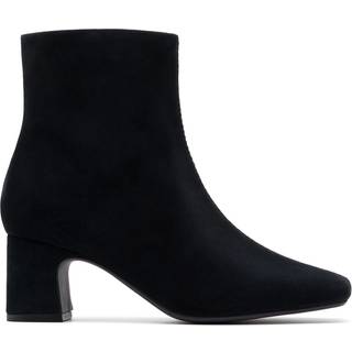 Clarks Clarks Black Standard Fit (D) Suede Fernie Zip Boots
