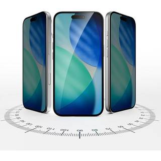4Smarts iPhone 17 Pro Second Glass Beskyttelsesglas m. Monteringsramme - Privacy Funktion - Gennemsigtig