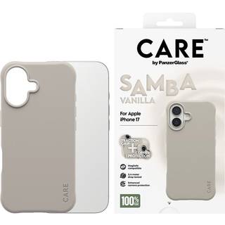 iPhone 17 CARE by PanzerGlass Fashionable Samba Mobil Cover - MagSafe Kompatibel - Vanilla