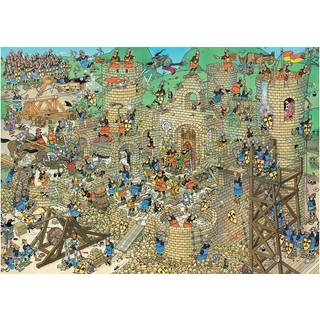 Genoptrykt Puslespil af JVH "Castle Conflict" 1000 Brikker