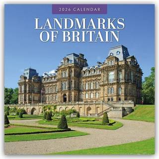 Landmarks of Britain 2026 Square Wall Calendar