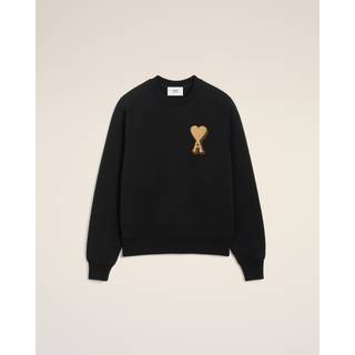 AMI Patch Heart Sweatshirt Black