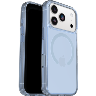 OtterBox Symmetry Clear MagSafe Camera Control Apple iPhone 17 Pro Silver Glade - blue