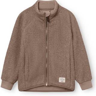 Mini A Ture Kid's Matcedric Teddyfleece Jacket Fleecejakke Børn størrelse 140 farve brun