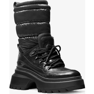 MK Shiloh Mixed-Media Boot - Black - Michael Kors - EU 38