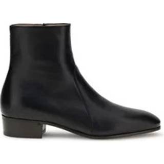 Valentino Garavani VLogo leather ankle boots - black - EU 45.5
