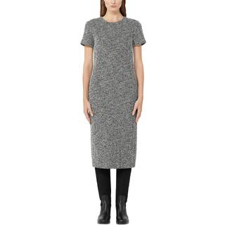 Max Mara Giugno cotton and wool-blend midi dress - grey - M-L