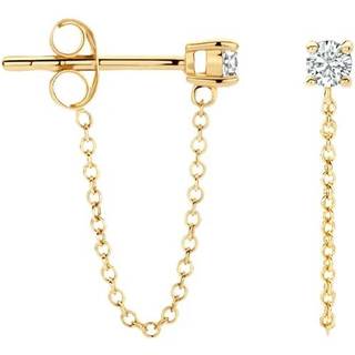 Blush 7344YZI Damen-Ohrstecker mit Zirkonia 585 Gold