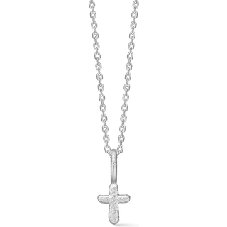 Studio Z Faithful Cross halskæde i sølv