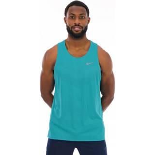 Nike Stride Tank Top Men - Turquoise, Size L - turquoise