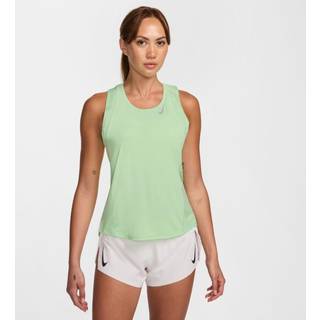 Nike Dri-FIT Race Singlet Dame - Grøn, Str. L | Komfortabel Løbetrøje til Løb