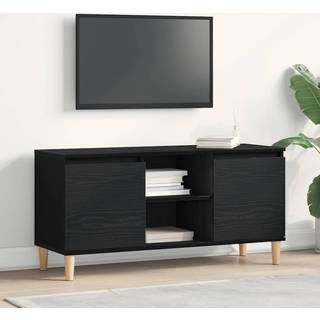 Tv-Skab Sort 102 X 35 X 50 Cm Konstrueret Træ