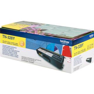 Brother TN-328Y Gul Lasertoner, 6.000 sider
