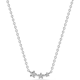 Sif Jakobs Lucente Tre halskæde i sølv med cubic zirkonia