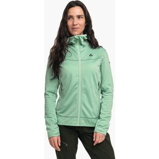 Schöffel Women's Fleece Hoody Milagle Fleecejakke Damer størrelse 42 farve turkis