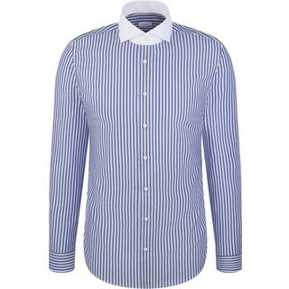 Seidensticker Herren Hemd blau gestreift