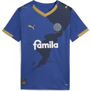PUMA Holstein Kiel 25/26 Home Jersey Youth, Clothing, Clyde Royal/Gold, 13-14Y